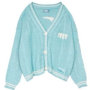 NWT TAYLOR SWIFT 1989 CARDIGAN size M/L original packaging.  Purchased TS site